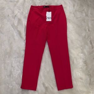 Zara fuchsia ankle pants